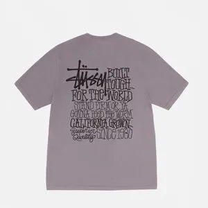 Tシャツ・カットソー [STUSSY] CALIFORNIA GROWN TEE PIGMENT DYED California Grown Tee Pigment Dyed – Navy | Tees | Stüssy